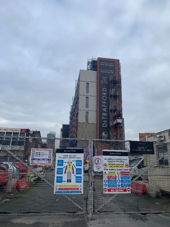 DeTrafford site in Castlefield, Manchester