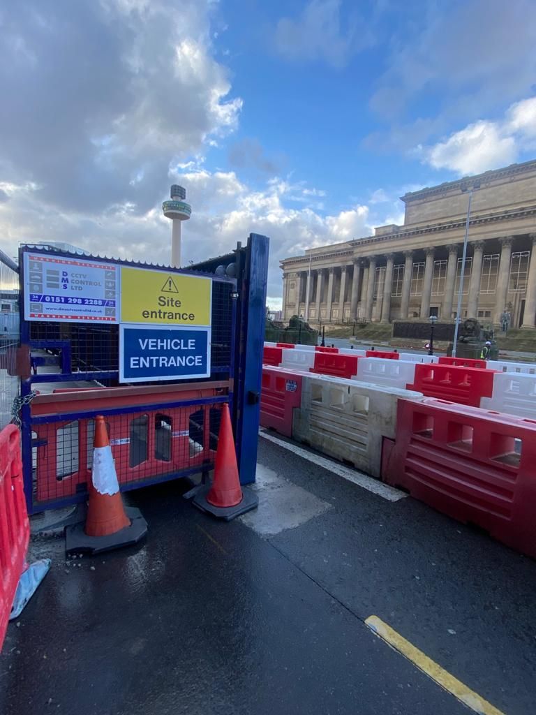 Site entrance on Lime Street, Liverpool